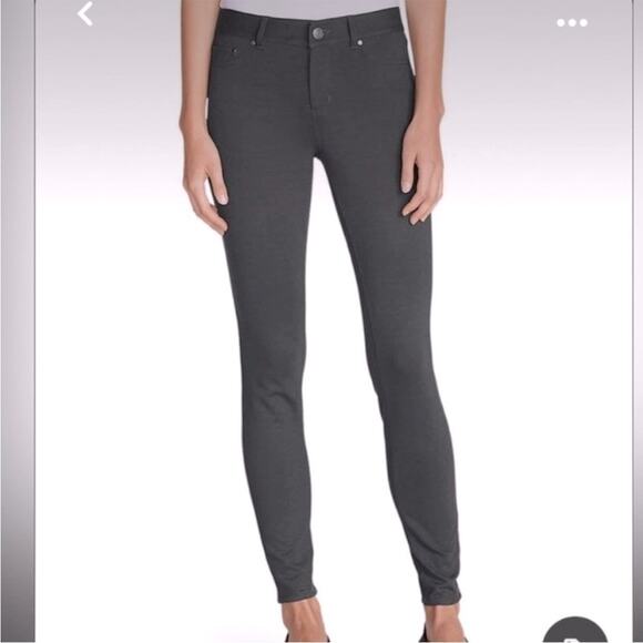 NWT Eddie Bauer TALL charcoal 5 pocket Passenger ponte knit skinny pants - Picture 1 of 14